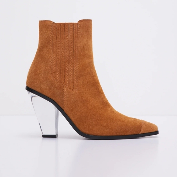 Good American clear heel cowboy boots - Picture 2 of 3